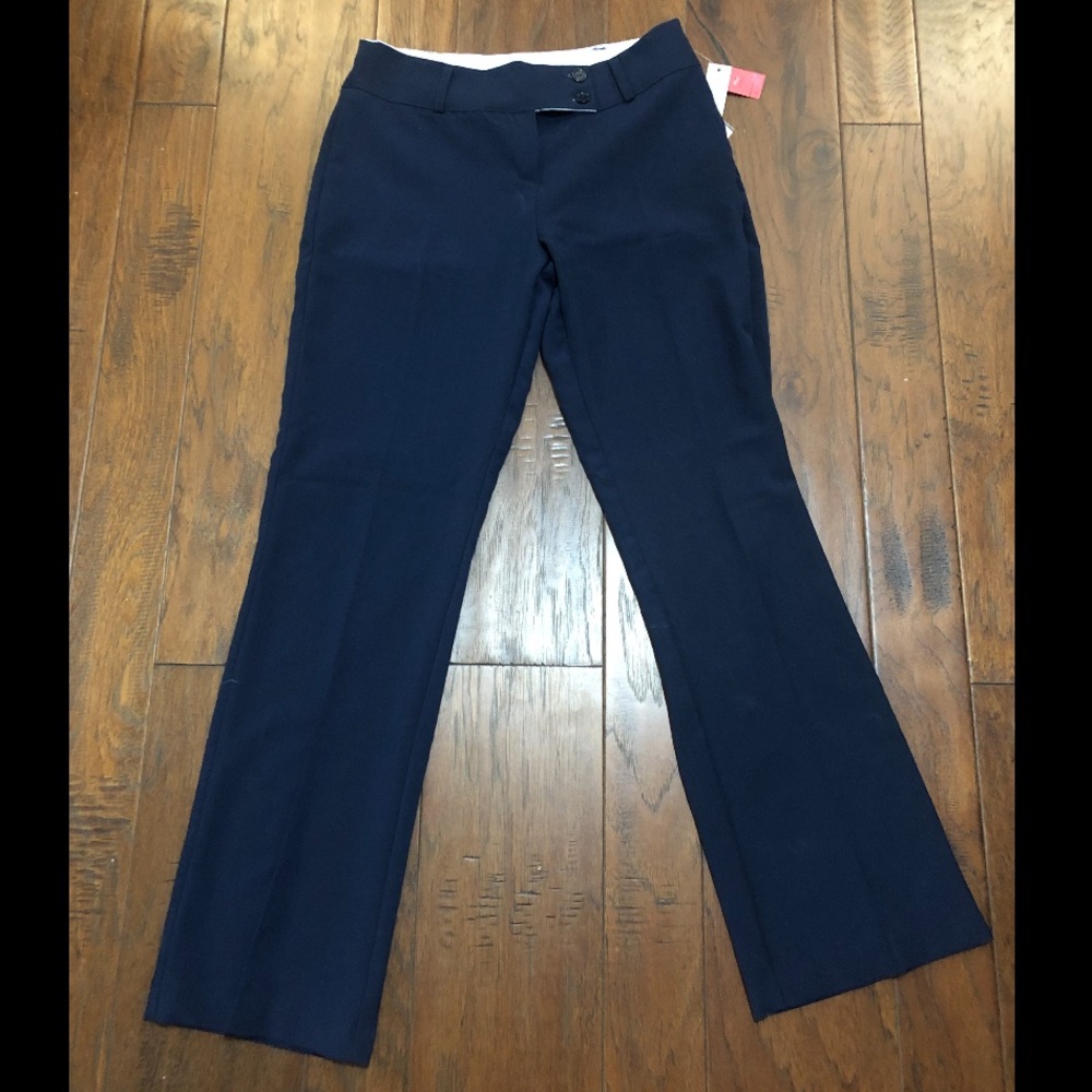 Casual blue flared work pants